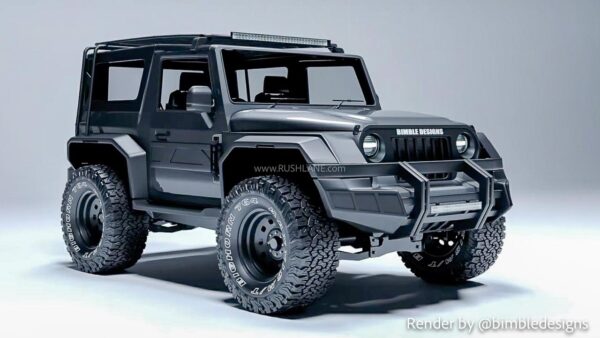 Mahindra Thar Extreme Off Road Edition - Render