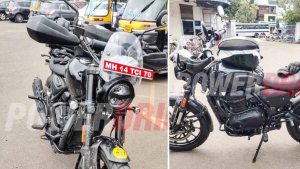 Bajaj Triumph 350cc Motorcycle Spied In India