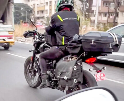 New Bajaj Triumph Motorcycle Spied