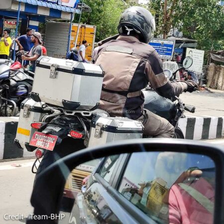 Royal Enfield Himalayan 450 Touring Accessories Spied