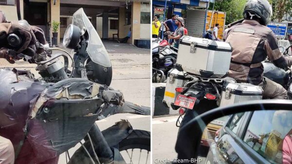 Royal Enfield Himalayan 450 Touring Accessories Spied