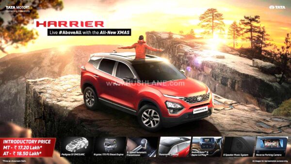 Tata Harrier XMS and XMAS Sunroof Launched