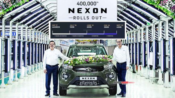 Tata Nexon Records 4 Lakh Production Milestone