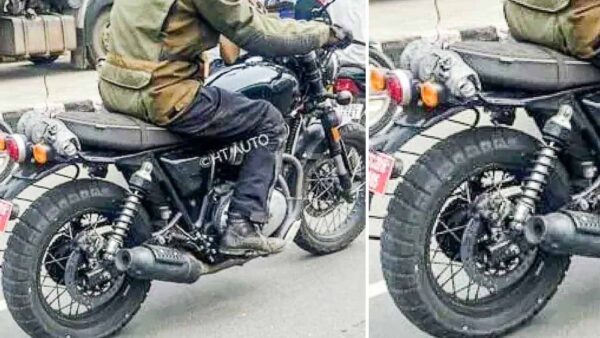 Royal Enfield 650cc Scrambler Spied In India