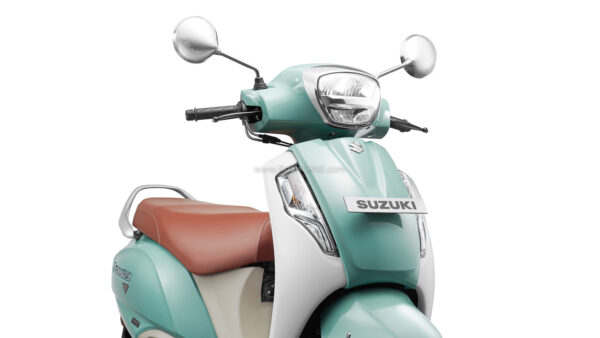 Suzuki Access Solid Ice Green/ Pearl Mirage White
