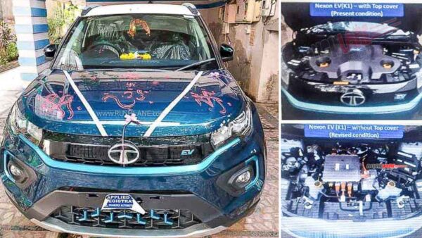 Tata Nexon EV e-motor top cover discontinued from select variants