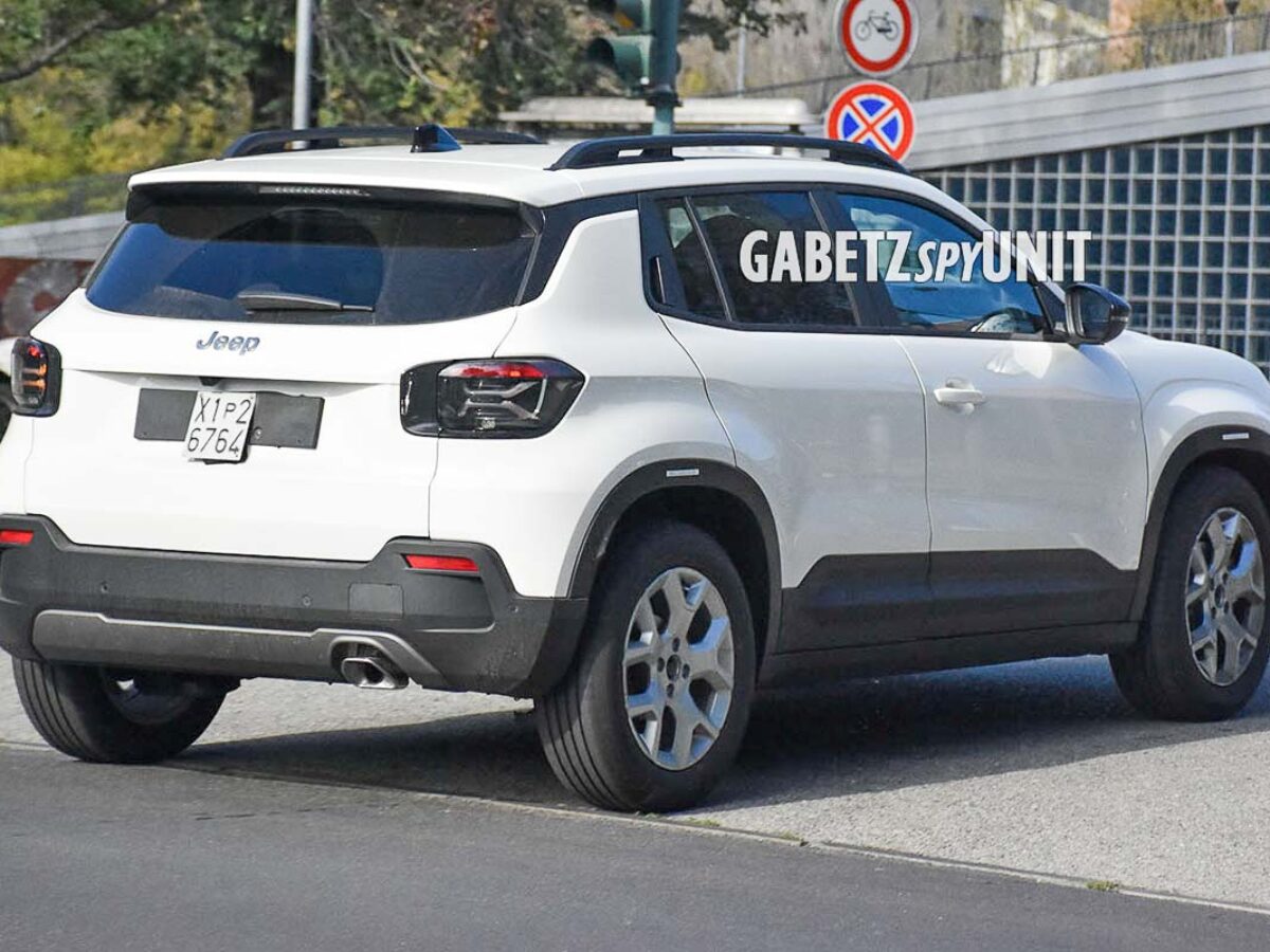Jeep Avenger SUV Spied Undisguised On Road - Creta Rival