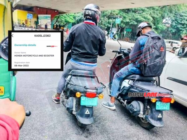 Honda Benly e Electric scooter spied in Bangalore