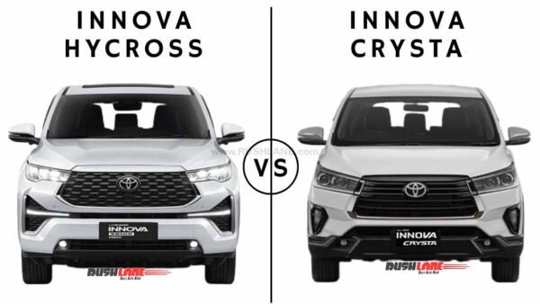 New Toyota Innova HyCross Vs Old Innova Crysta