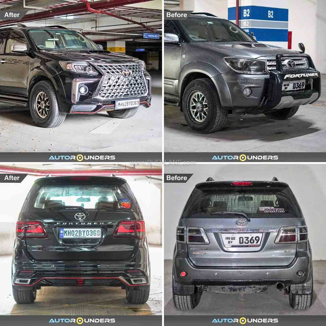 Toyota Fortuner Modified With Lexus Body Kit