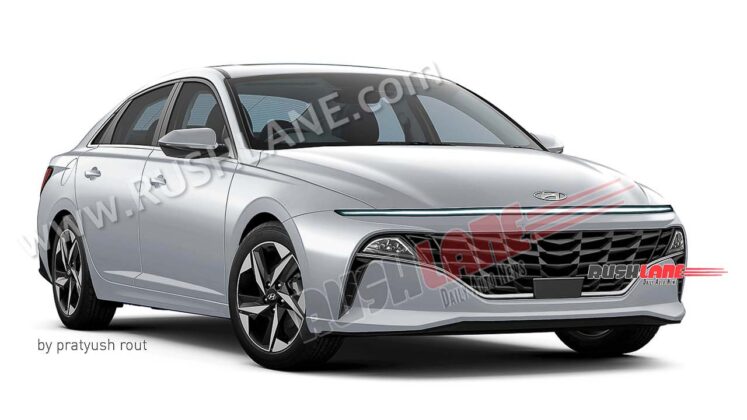 2023 Hyundai Verna Sedan Render