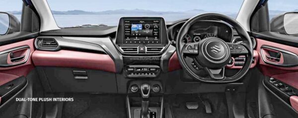 New Maruti FRONX SUV - Interiors