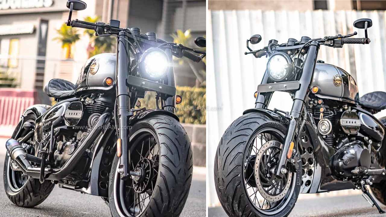 Royal Enfield Mighty 350cc Is A Modified Classic 350 Bobber