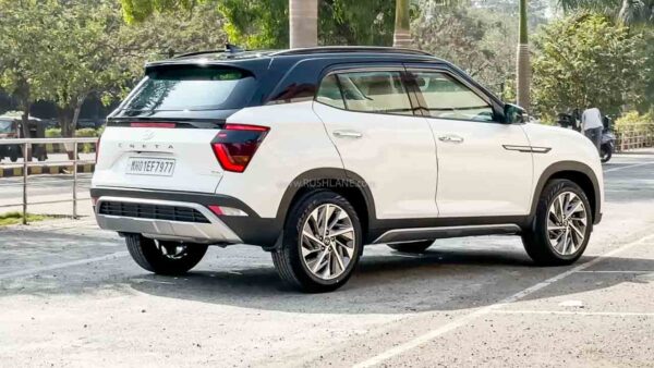Hyundai Creta modified with 18th inch alloys from Tucson