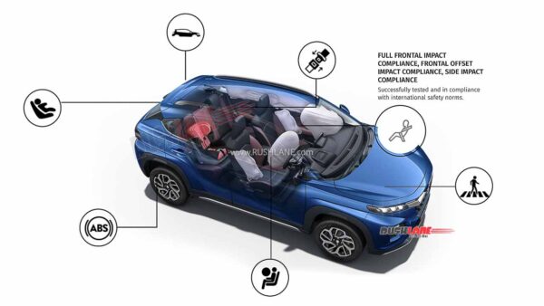 Maruti Fronx Safety in compliance with international norms