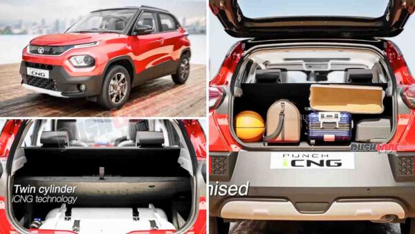 Tata Punch CNG Gets No Compromise Boot Space - Spare Tyre