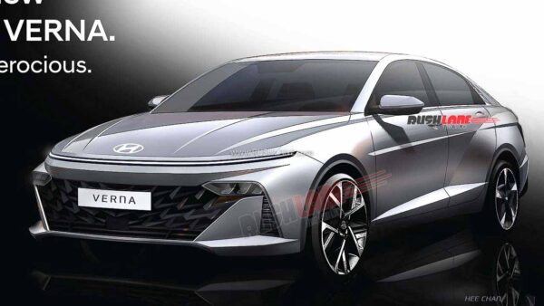 2023 Hyundai Verna Official Design Sketch