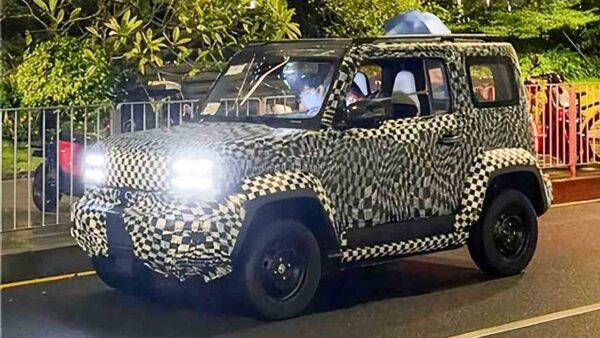 Jimny Styled Mini Electric SUV Spied