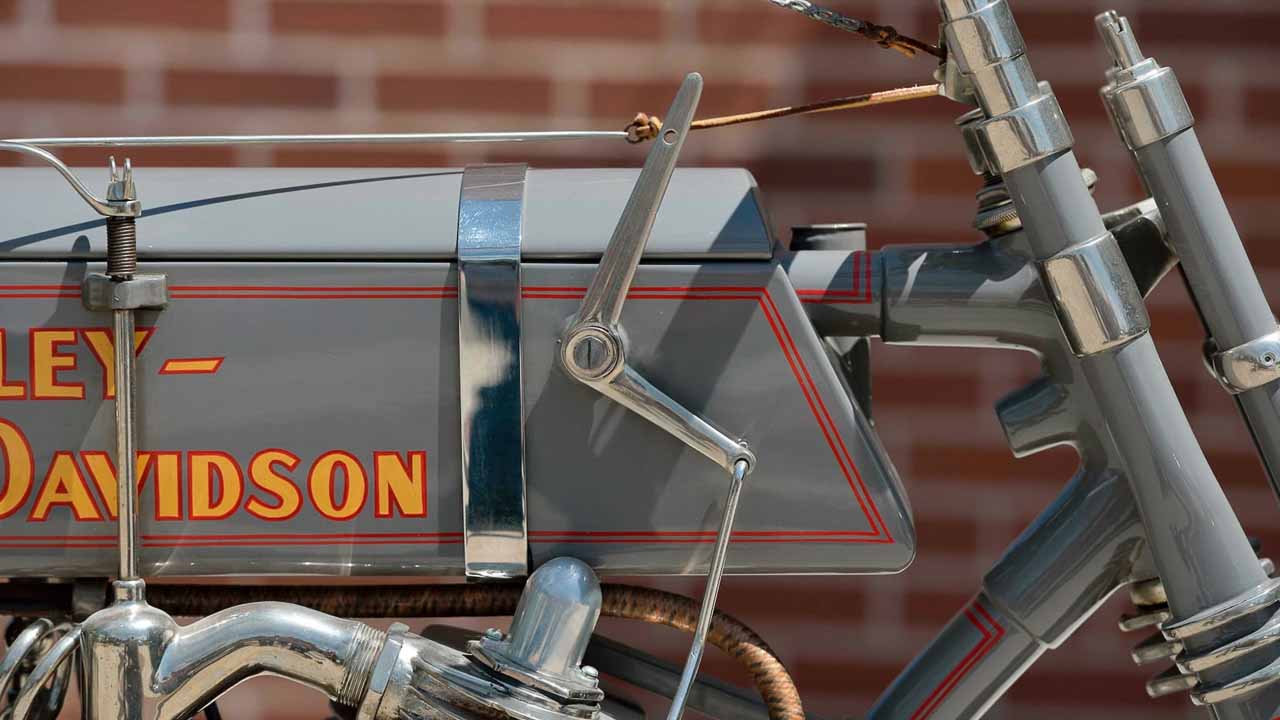 Sold for $935,000: 1908 Harley-Davidson Strap Tank! – BikeBound