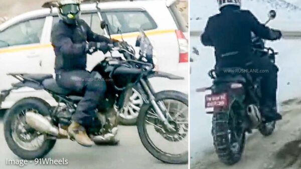 RE Himalayan 450 Spied In Ladakh