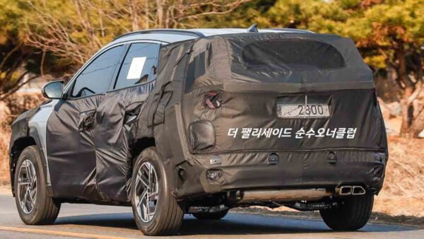Hyundai Tucson Facelift Spied