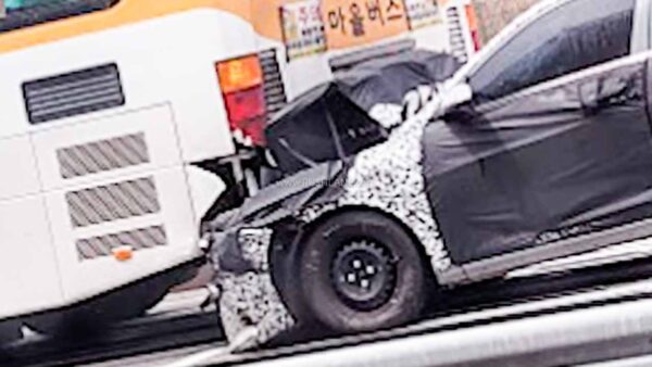 2023 Hyundai Verna Test Mule Accident