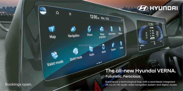 2023 Hyundai Verna Touchscreen