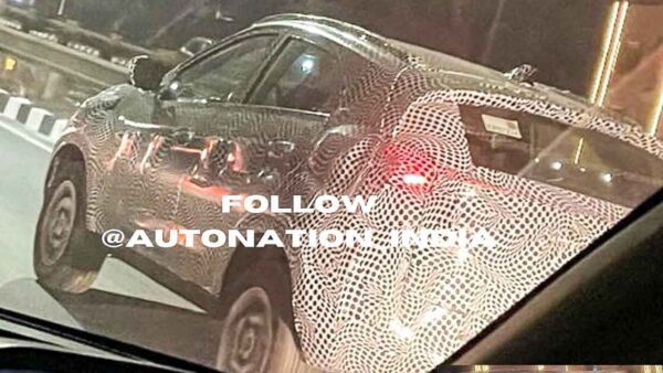 2024 Tata Nexon Connected LED DRL at the rear - Spied