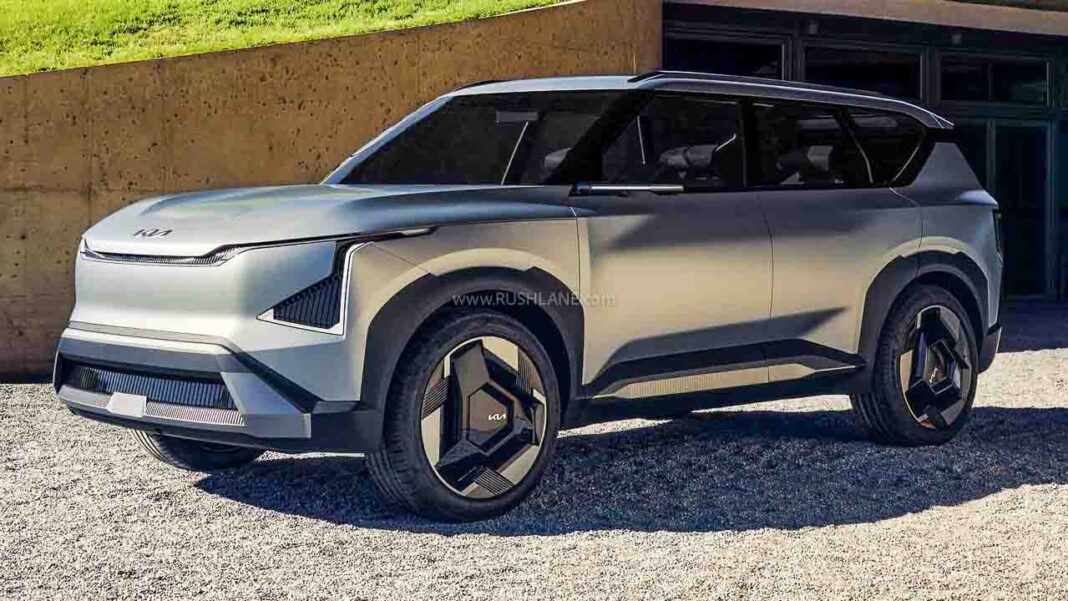 2024 Kia EV5 Electric SUV Concept Debuts Future Carens EV?