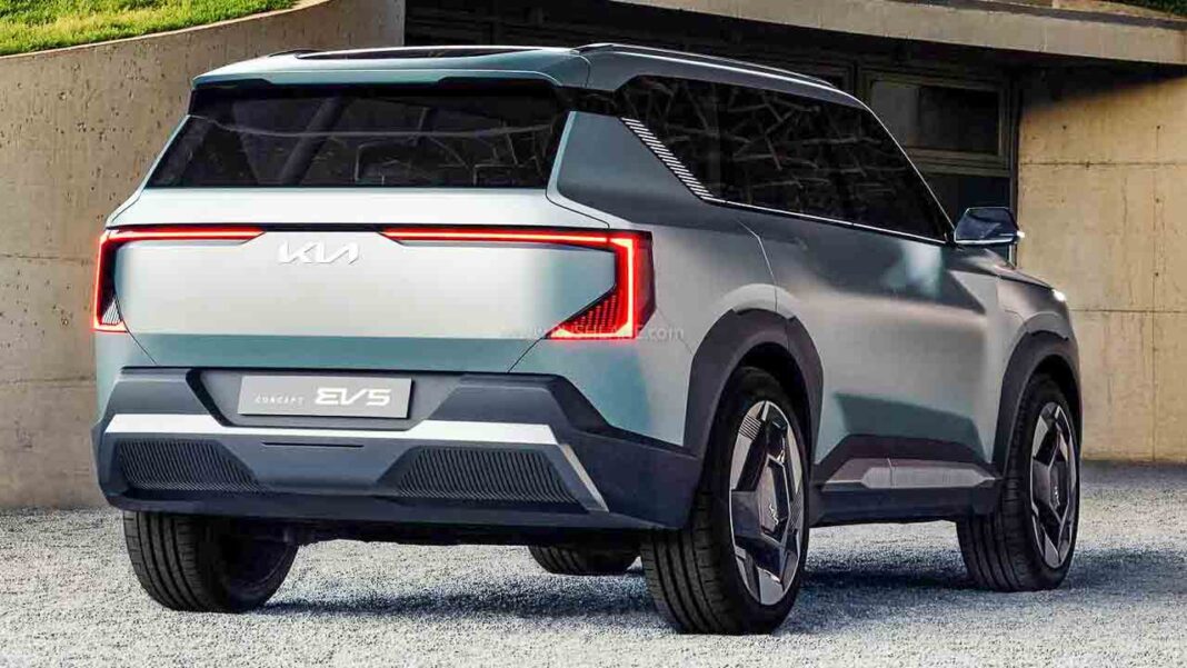 2024 Kia EV5 Electric SUV Concept Debuts Future Carens EV?