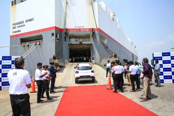 Citroen C3 exports from India start