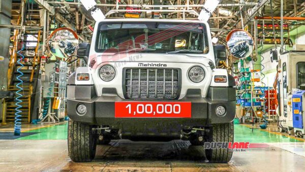 Mahindra Thar records 1 lakh production milestone in under 2.5 years