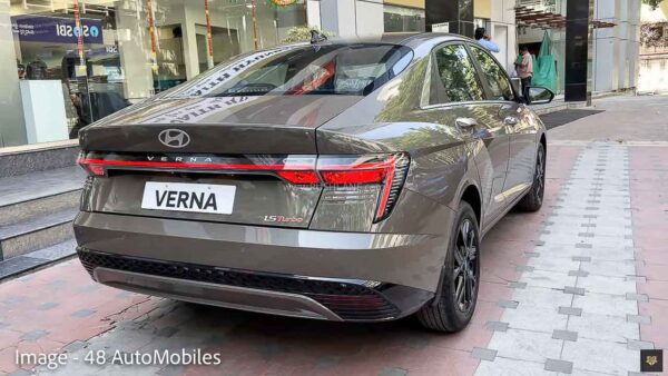 New Hyundai Verna - Tellurian Brown Colour