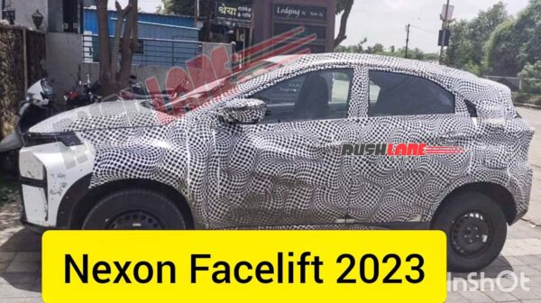 Tata Nexon Facelift Front Spied