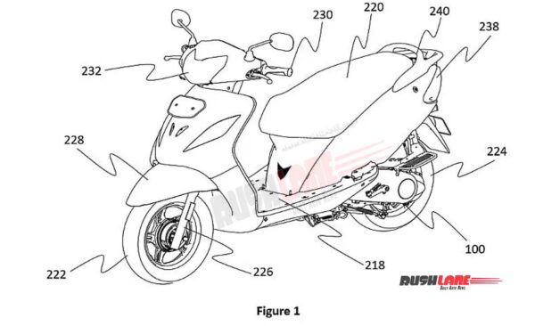 TVS Jupiter Electric Scooter Patent Leaks