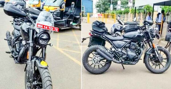 Bajaj-Triumph motorcycle for India - spied