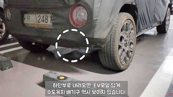 Hyundai Casper EV spied