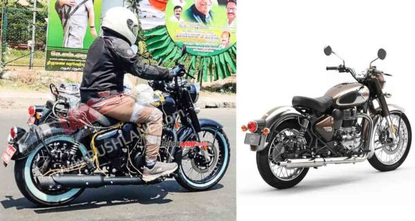 Royal Enfield Classic 350 Bobber Spied