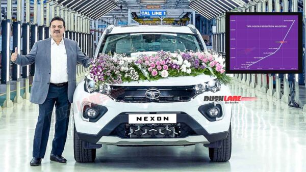 Tata Nexon No 500,000th - 5 lakh production milestone