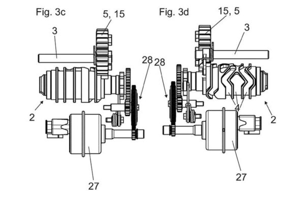 KTM automatic gearbox patent leaks