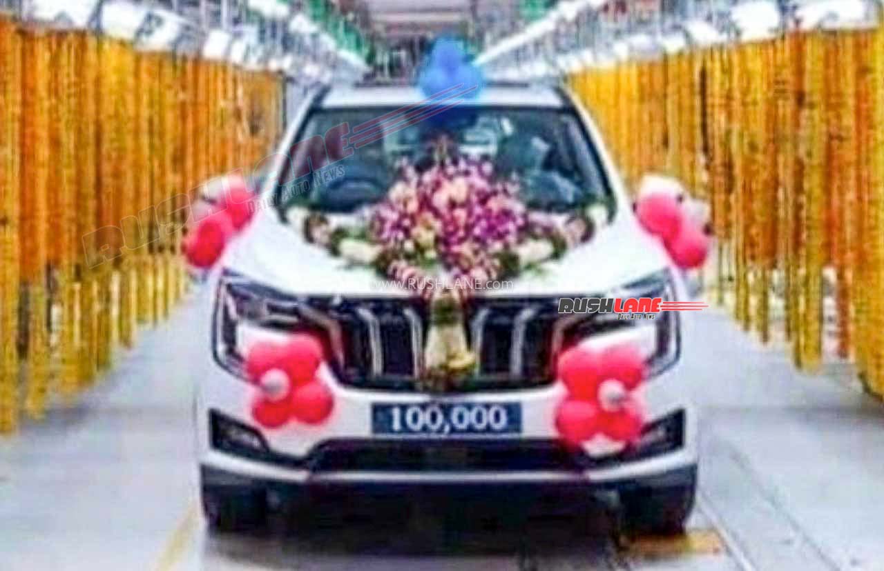 Mahindra XUV700 100k Production Milestone