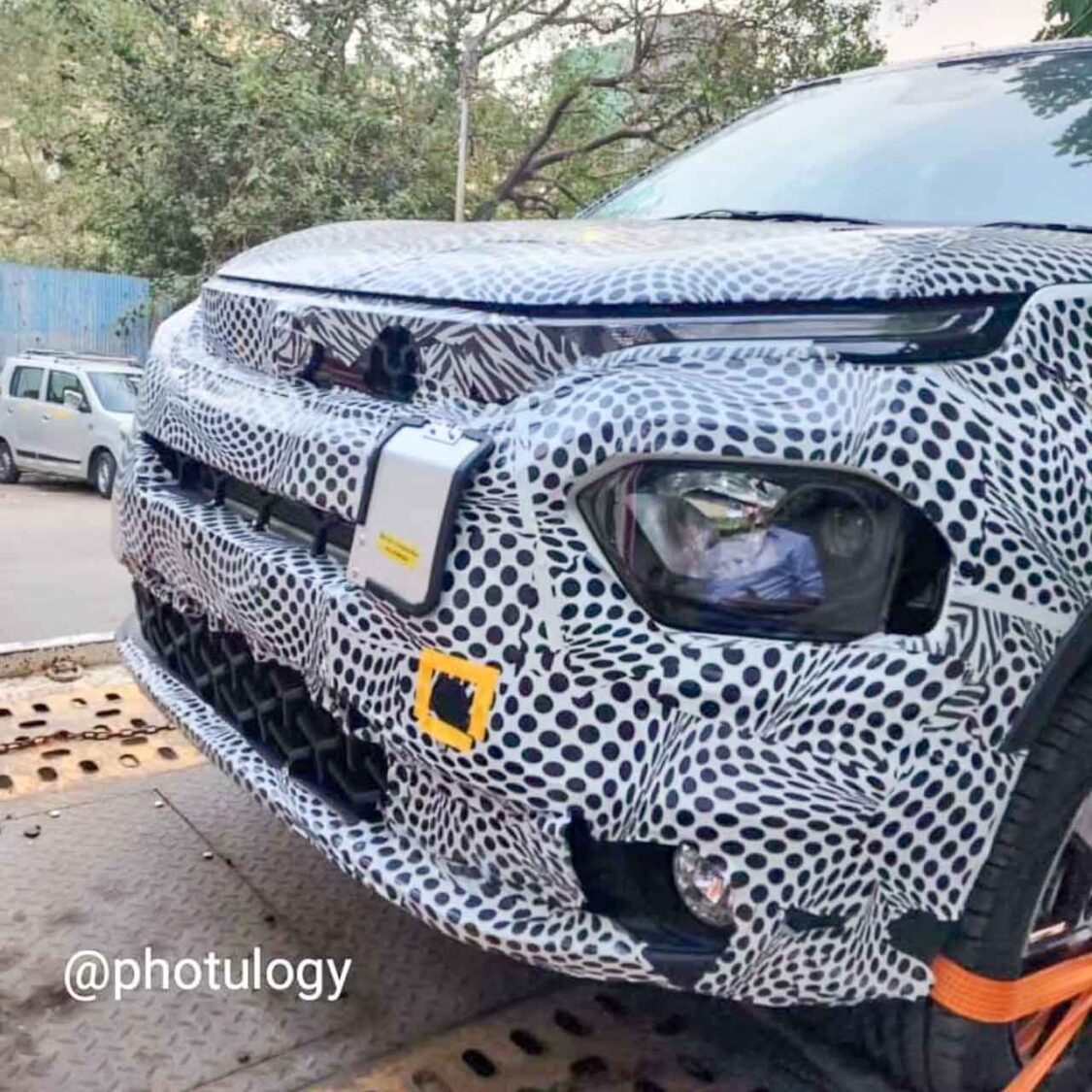 Tata Punch Electric Spied