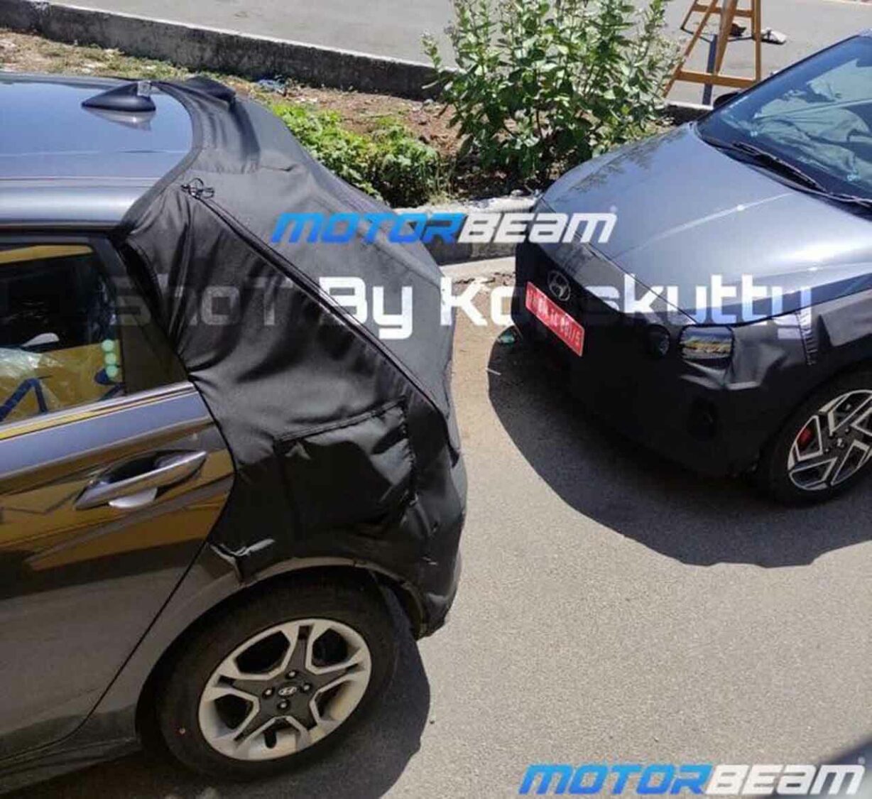 2023 Hyundai i20 facelift (ahead) and i20 N Line facelift (behind)