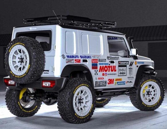 Jimny Dakar Edition By Bimble Designs - Rear