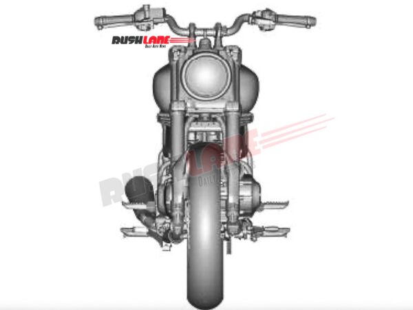 Upcoming TVS cruiser motorcycle - Design patent leaks