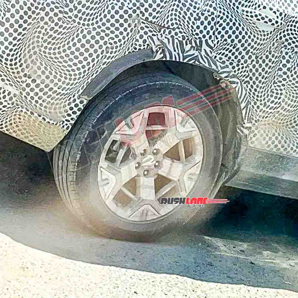 Tata Safari Facelift new alloy wheel design