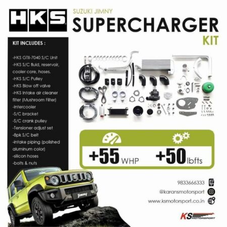Maruti Suzuki Jimny supercharger kit by HKS