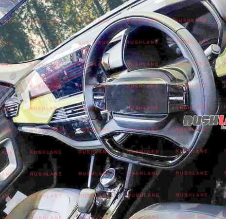 Tata Safari Facelift Interior Spied
