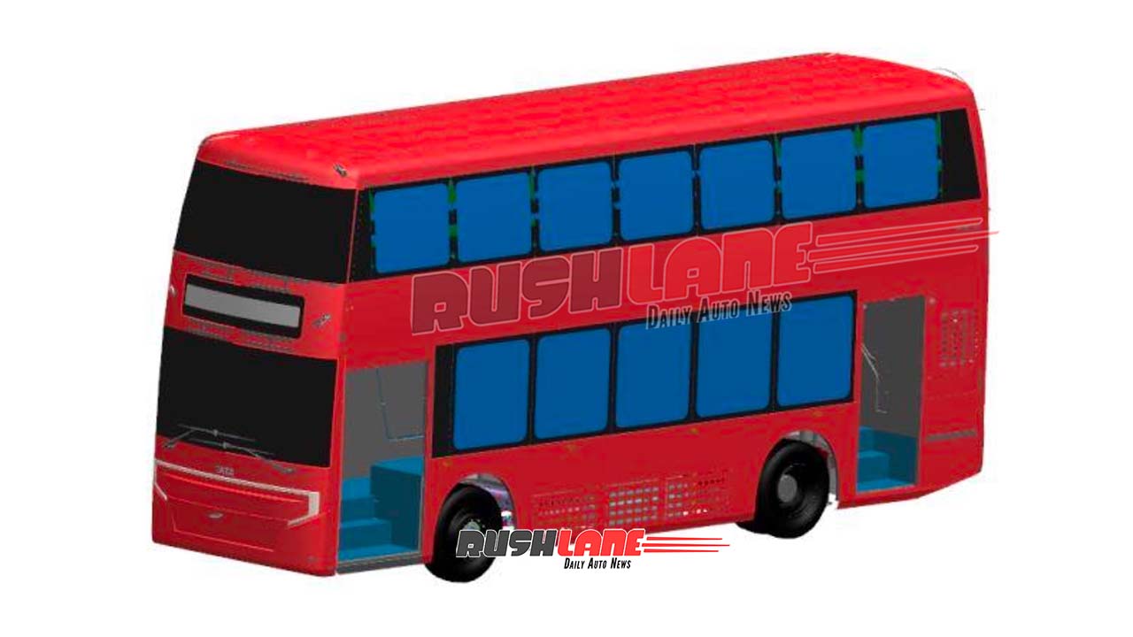 Tata electric double decker bus