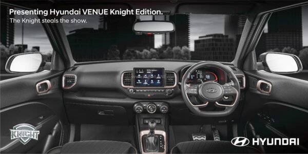 Hyundai Venue Knight Edition - Interiors